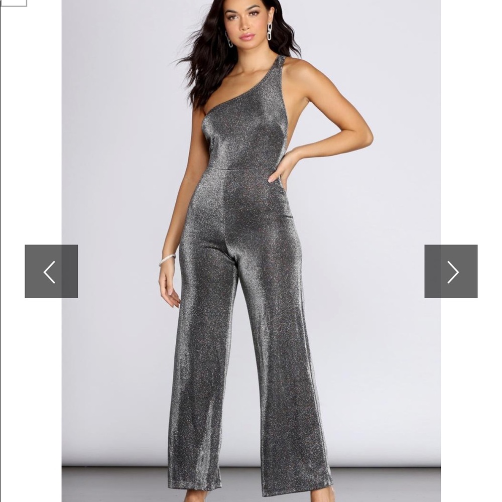 Windsor one shoulder jumpsuit